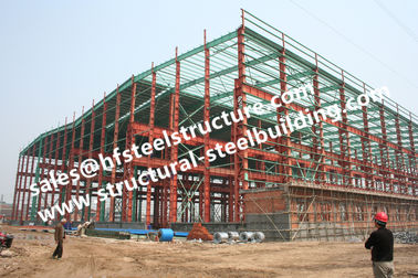 China Vor gemalte industrielle Spalten-Rahmen der Werkstatt-Stahlrahmen-Gebäude-S235JR fournisseur