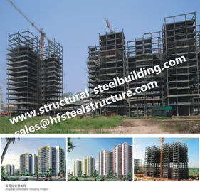 China Wohnungen fabrizierten multi Geschoss-Stahlrahmen-Gebäude fournisseur