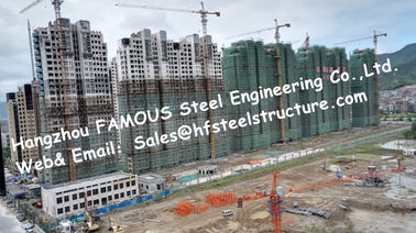 China Geschweißtes vorfabriziertes mehrstöckiges Stahlgebäude für verschüttetes H - Strahl fournisseur