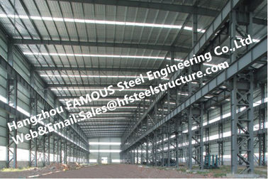 China Fabrizierte industrielle Stahlstahlgebäude mit galvanisierter Stahloberflächenbehandlung fournisseur