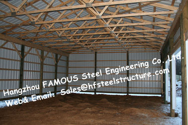 China Hühnergeflügel-Hallen-Stahlbau-und Tier-Wirtschaftsgebäude-Stahlkuh-Schatten fournisseur
