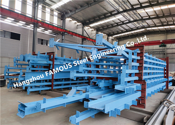 China Kundengebundene fabrizierte Stahlbinder-Struktur Q235B Q345B fournisseur