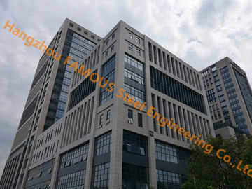 China Bürogebäude-mehrstöckiges Stahlgebäude mit Glaszwischenwand-Umhüllungs-System fournisseur
