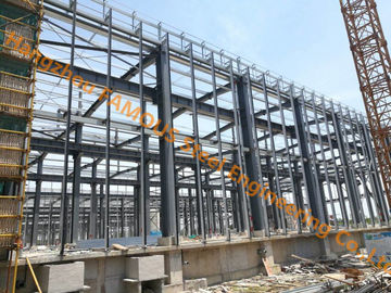 China Gemaltes/heißes Bad galvanisierte mehrstöckiger Stahlgebäude-Generalunternehmer-hohe Geschoss-Stahl-Gebäude fournisseur