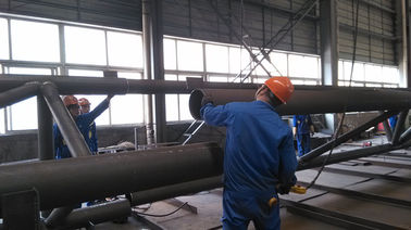 China Vor-Technik Komponenten-Baustahl-Herstellungen für industrielles Stahlgebäude fournisseur
