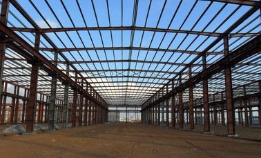 China Heiße eingetauchte galvanisierte industrielle Stahlgebäude-konstruktive Gestaltung PKPM, 3D3S, X-Stahl fournisseur