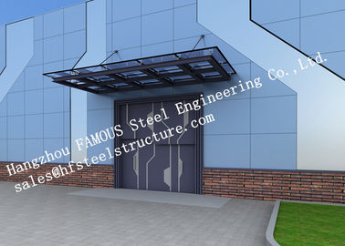 China Automatische Glasindustrielle geschnittenGaragentor-Stahlgebäude-Ausrüstungs-Vorgesetzt-Wetterbeständigkeit fournisseur