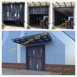 China Schnittaufzug-Tür-vertikale Platte, die industrielle Schnitttür für Garagen-Gebrauch anhebt fournisseur