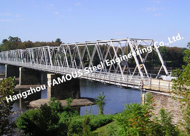 China Hochleistungs-vorübergehende galvanisierte Oberflächen- Stahl-Bailey-Brücke mit schwerer Tragfähigkeit fournisseur
