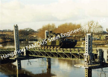 China Moderne entworfene Militärart-vorübergehende militärische Stahlkonstruktions-Bailey-Brücke für Armee-Verwendung fournisseur