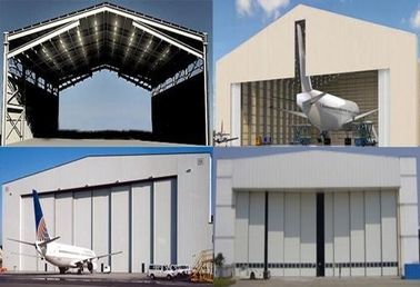 China Einzelne Spannen-Stahlkonstruktions-Flugzeug-Hangar-Gebäude fournisseur