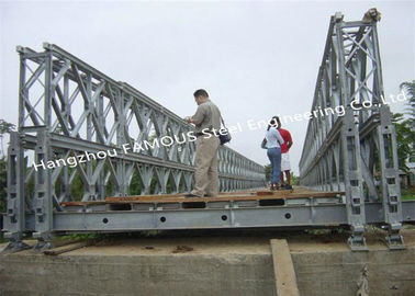 China Amerikanische Standard- kompakte Art 100 vorfabrizierte Stahl-Bailey-Brücke gleichwertig fournisseur