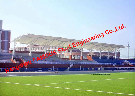 China Hochfeste Membran-struktureller Sport-Stadions-Bau des Gewebe-PVDF fournisseur