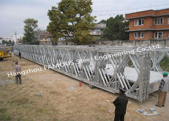 China BRITISCHER zusammengebauter vorübergehender Fußgänger-Standardstahl Bailey Bridge Public Transportation fournisseur