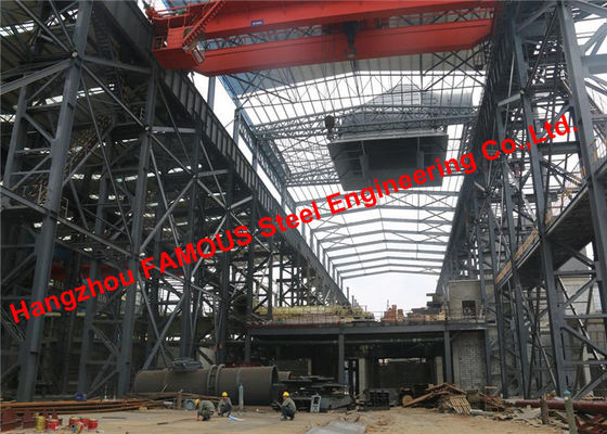 China Vorfabrizierte Stahlbauten für zerquetschten Schotterbergbau und das Abbauen der Baustelle fournisseur