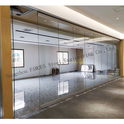 China Büro-Raum-Teiler-Handbuch-bewegliche gleitende Glaswand-Trennwand fournisseur