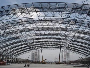 China Vor-ausgeführter schwerer industrieller Werkstatt-Baustahl-Herstellungs-Stahlrohr-Binder fournisseur