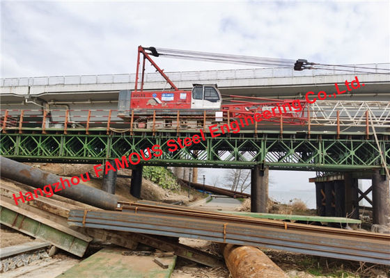 China Verdrehter gebogener Stahlich-träger-Fachwerkbrücke-Bau für Landstraßen-Eisenbahn fournisseur