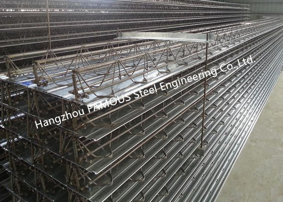 China Baustahl-Stangen-Binder-Träger-Metallverbundplatte für konkreten Boden fournisseur