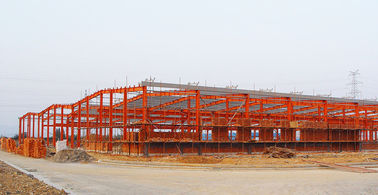 China Ich unterteile modernen Entwurf schönes Apperance Form-industrielle Stahlgebäude-Halls fournisseur