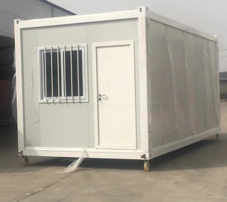 China Flachgehäuse Lowes steuert den vorgefertigten faltbaren Behälter-Haus-Garagen-Speicher automatisch an fournisseur