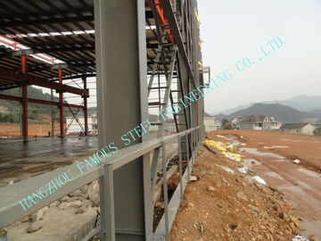 China ASTM ASD fabrizierte die Stahlgebäude vor, vor ausgeführt 85' Kraftwerk-Projekt-Werkstätten X 100 ' fournisseur