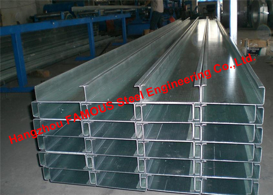 China AVW-Äquivalent galvanisierte die Stahlpurlins, die horizontale Dachbalken stützen fournisseur