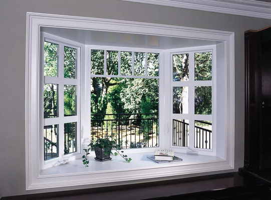 China Balkon-Aluminiumabschnitt-Erkerfenster-Hartglas-doppelverglastes schalldichtes fournisseur