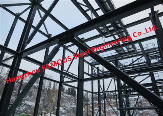 China Stahlspalte galvanisierte Entwurfs-Schilderungsherstellung des Euro-Code-3 der Baustahl-Gestaltung fournisseur