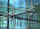 Edelstahl-Flossen-völlig Spinne, die Frameless Glaszwischenwand für Ausstellungsraum passt fournisseur