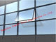Aluminium gestaltete Doppelschicht-Glaszwischenwand für Wärmedämmungs-Stahlkonstruktions-Baukastensystem fournisseur