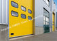 Vertikal öffnende transparente industrielle Garagentoren mit flexiblen Schlitzverschluss-Türen fournisseur