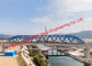 Gebogener Schnur-Stahlbinder versteifte ununterbrochene Strahln-Struktur-Hochgeschwindigkeitseisenbahnbrücke fournisseur