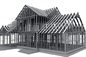 Gemaltes vorfabriziertes   modulares helles   Stahlwohnungsbau-Haus mit Küche fournisseur