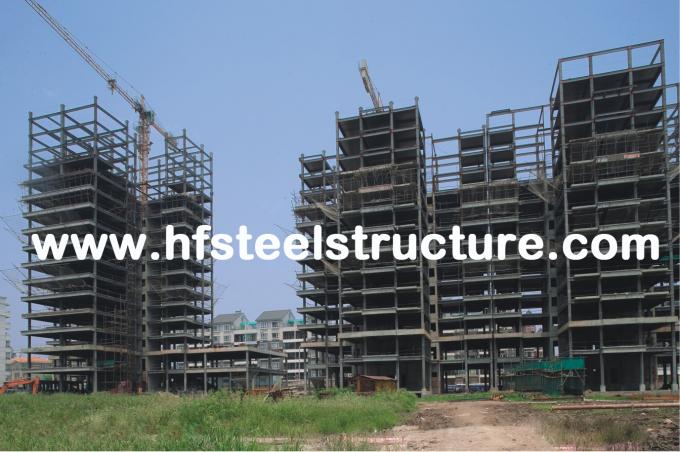 Kundenspezifisches vorfabriziertes industrielles Q235, mehrstöckiges Stahlgebäude des Stahlspeicherq345 0