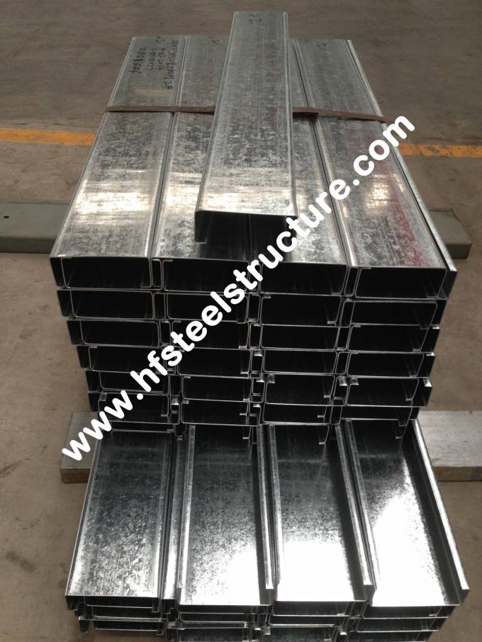 Galvanisierte c-Purlin-Stahlbausätze für Baumaterial/Klammer 1