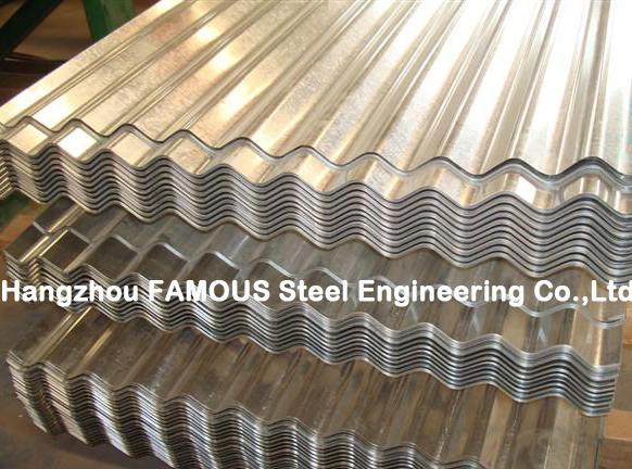Hochleistungs-Metalldeckung bedeckt Verzinkung für Stahlgebäude 0