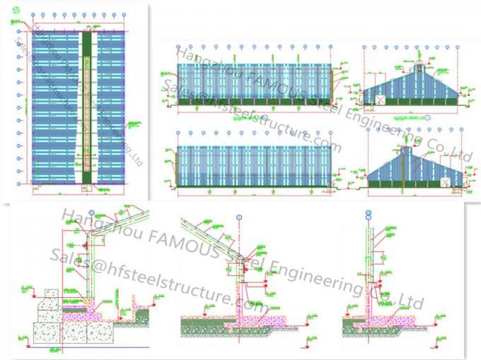 Stahlwerkstatt-Tiefbau-strukturelle Entwürfe für Herstellungen 3
