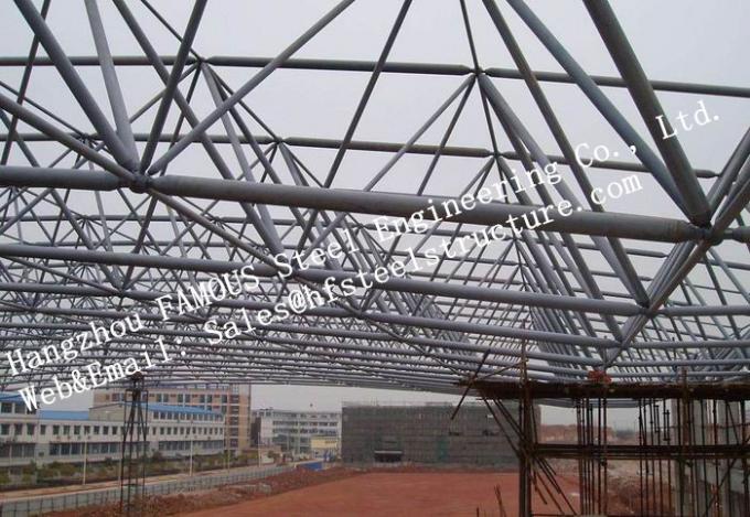 Industrielle Metallstrukturelle mehrstöckige Stahlgebäude-Herstellungs-metallischer Stahlbau 0