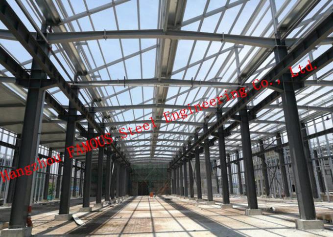 Einfache Installations-Feld industrielle Stahlgebäudestruktur Werkstatt-Gebäude-Umhüllung 0