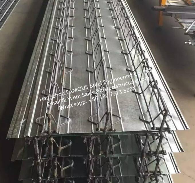 Stahlstangen-Binder-Träger-zusammengesetztes Boden-Plattform-Blatt Kingspan für Betonplatte-Mezzanin-Bau 3
