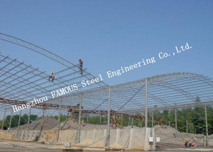 Vorfabrizierte Stahlkonstruktions-Geflügelzucht verschüttet für Hühnerwirtschaftsgebäude-und -Rinderfarm-Gebäude 0