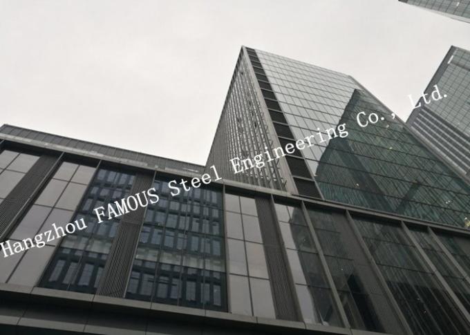 Aluminiumrahmen-Wärmedämmungs-Glaszwischenwand für Handelsgebäude-Verwendung 0