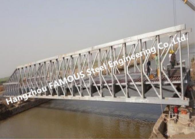 Multi Spannen-einbahniger Stahlkastenträger-Bailey-Brücken-struktureller Verschalungs-Binder-Bau 0