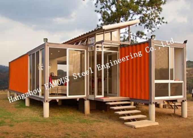 20ft modulare einfache Installation verziertes Isolierfertigbehälter-Haus für das Leben 0