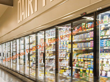 Supermarkt Multideck erhitzte Glastür für Kühlraum-/Kühlschrank-Teile/Gefrierschrank 4