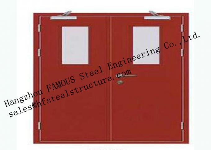 Europäische Standard-Stahlfeuer-bewertete industrielle Garagentoren für Lager-Speicher 0