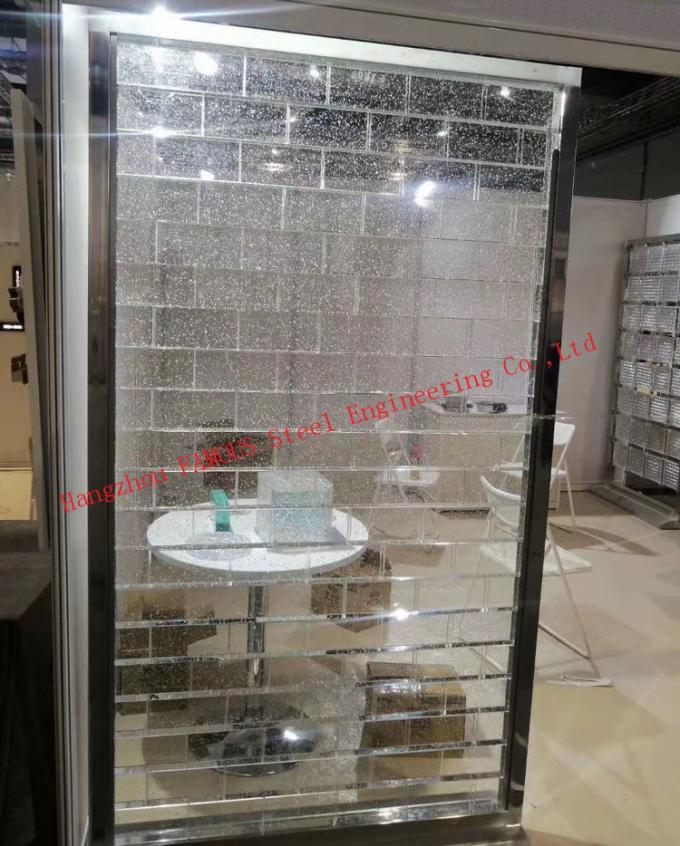 200x100x50mm dekorativer Kristallziegelstein des festen Gebäudes Glasblockes klaren 3