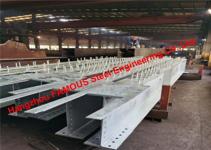 Australien-Standard 125 Tonnen galvanisierte die Stahlkonstruktions-Brücke, die nach Ozeanien exportiert wurde 0
