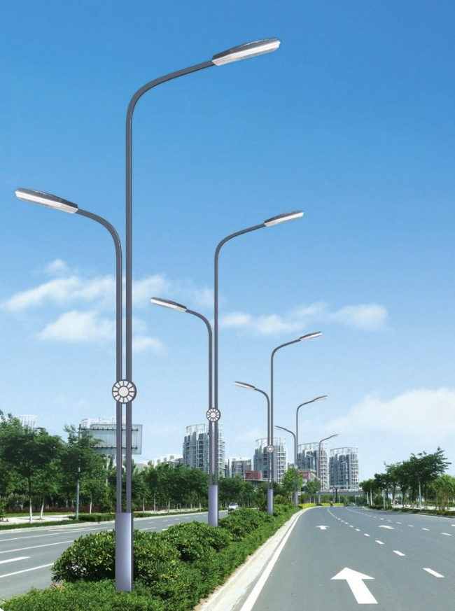 6M 8M 10M 12M 14M Galvanized Steel Street heller Pole für Landstraßen-Beleuchtung 2